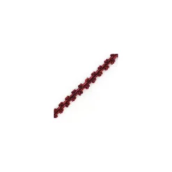 ♥ Coupon 430 cm ♥ Galon lainage fantaisie grenat
