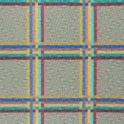 Coupon 100 cm x 140 cm Simili cuir tressé Kora - taupe