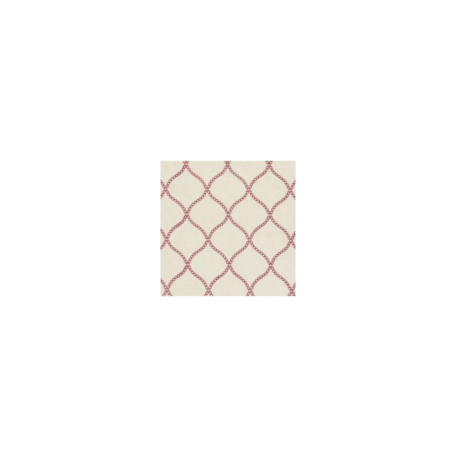 Coupon 150 cm x 140 cm Tissu Clarke & Clarke Ribble Valley Sawley Raspberry