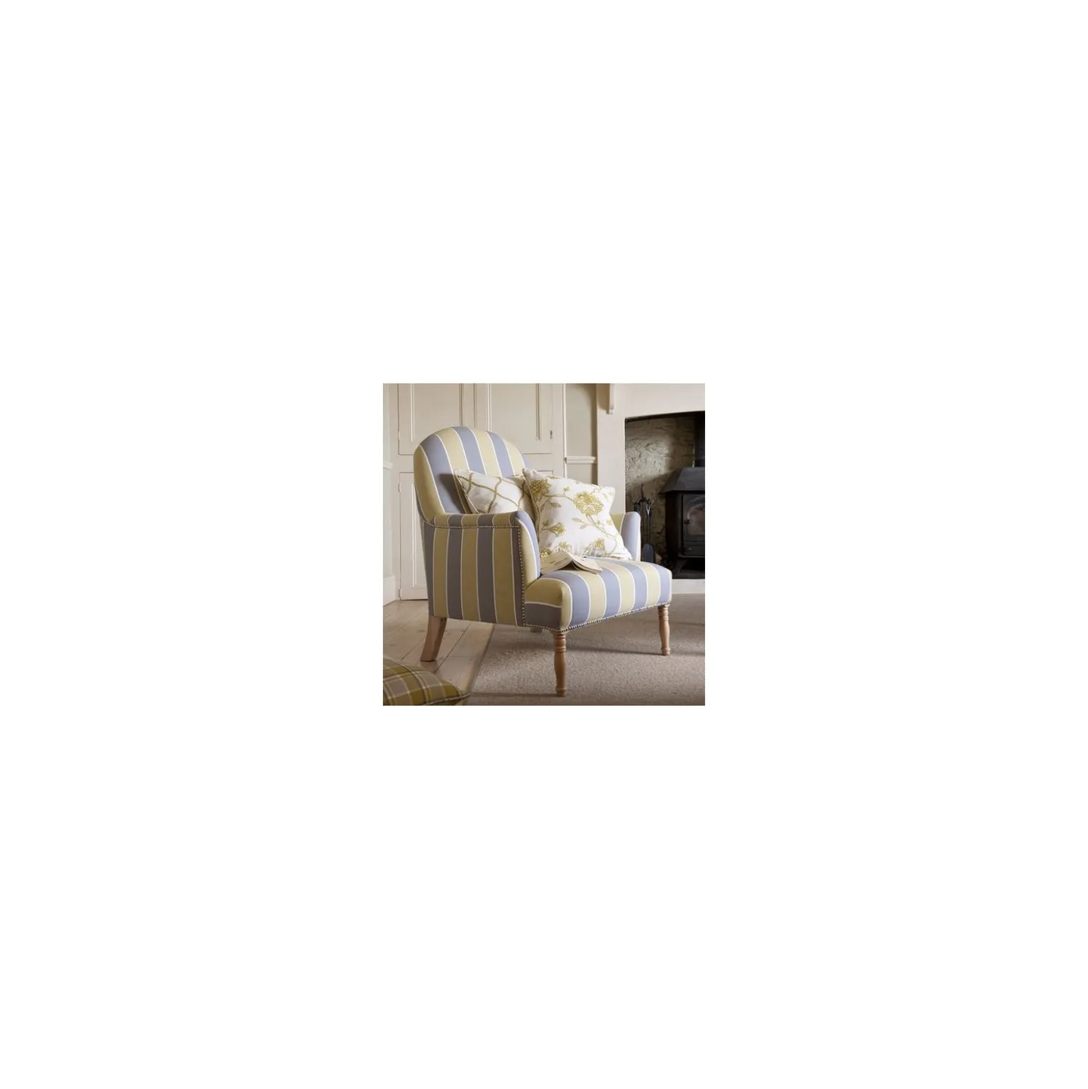 Coupon 150 cm X 140 cm -Tissu Clarke & Clarke Ribble Valley Sawley Sand