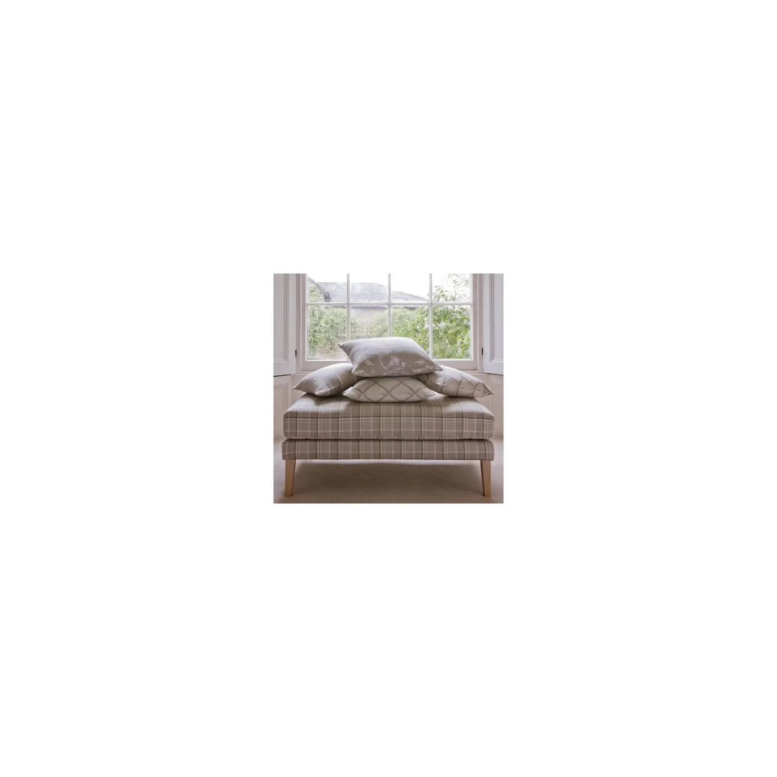 Coupon 200 cm x 140 cm Tissu Clarke & Clarke Ribble Valley Sawley Citrus