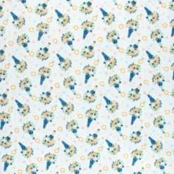Coupon 100 cm x 110 cm Tissu coton Camelot Fabrics 4 ever - I do - blanc