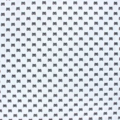Coupon 100 cm x 145 cm Tissu coton cretonne Bat masks - blanc