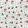 Coupon 100 cm x 148 cm Tissu coton cretonne Skull Frida Kahlo - blanc