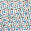 Coupon 100 cm x 145 cmTissu coton cretonne Super masks - blanc
