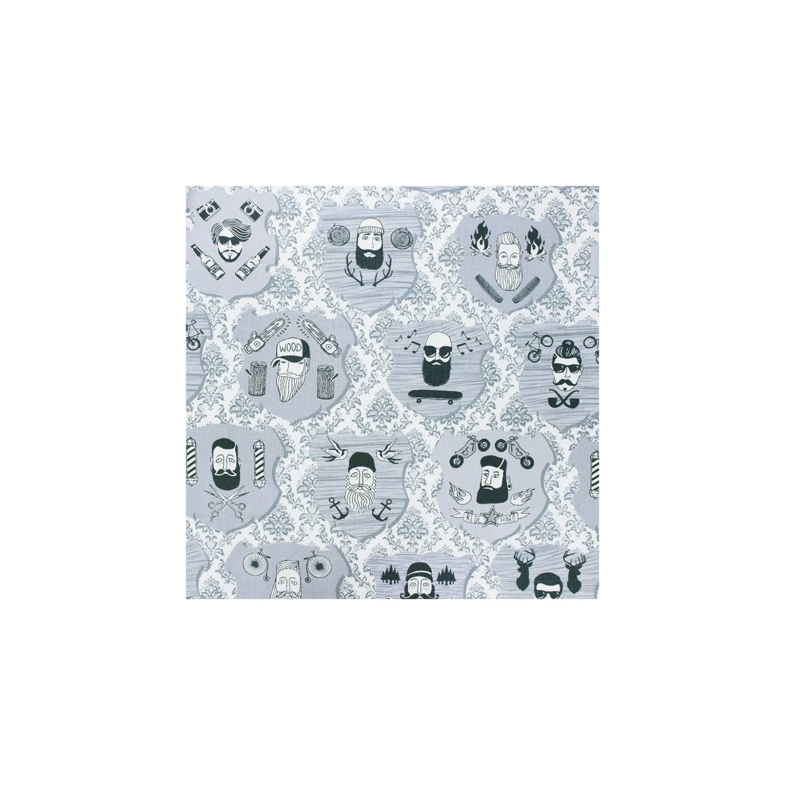 Coupon 100 cm x 110 cm Tissu coton Dear Stella Chop it like it's hot - Chop it like it's hot