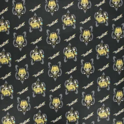 Coupon 100 cm x 110 cm Tissu coton Marvel Comics action Loki - noir