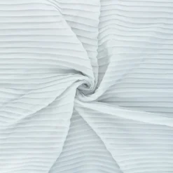 Coupon 100 cm x 145 cm Tissu crêpe léger plissé - gris perle