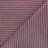 Coupon 100 cm x 145 cm Tissu jacquard Jackson - marine et rouge