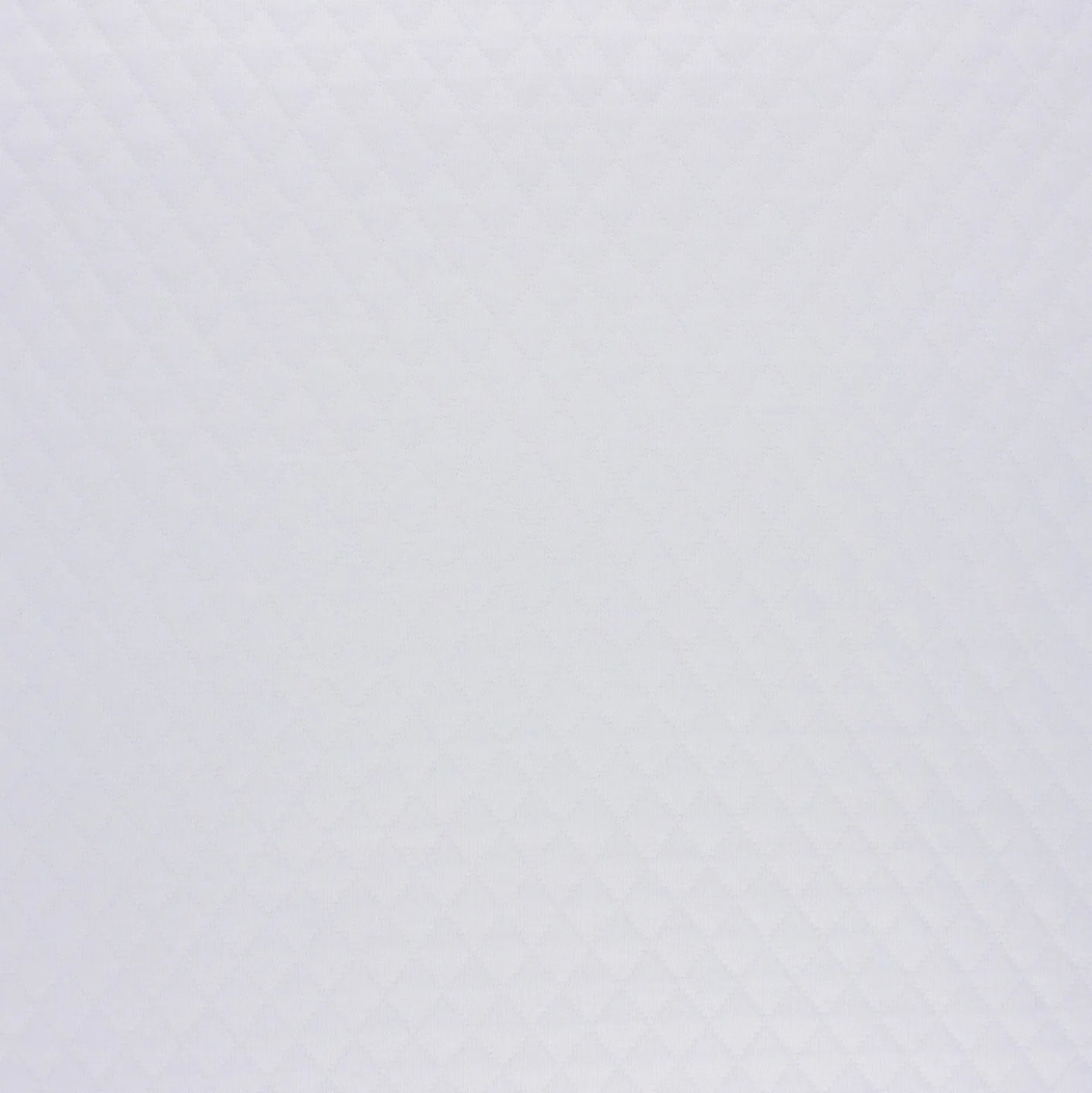 Coupon 139 cm x 150 cm Tissu jersey matelassé bambou - blanc