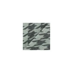 Coupon 100 cm x 150 cm Tissu lainage Pied de poule - gris chiné/blanc