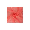 Coupon 100 cm x 145 cm Tissu Mousseline lurex Happy - corail