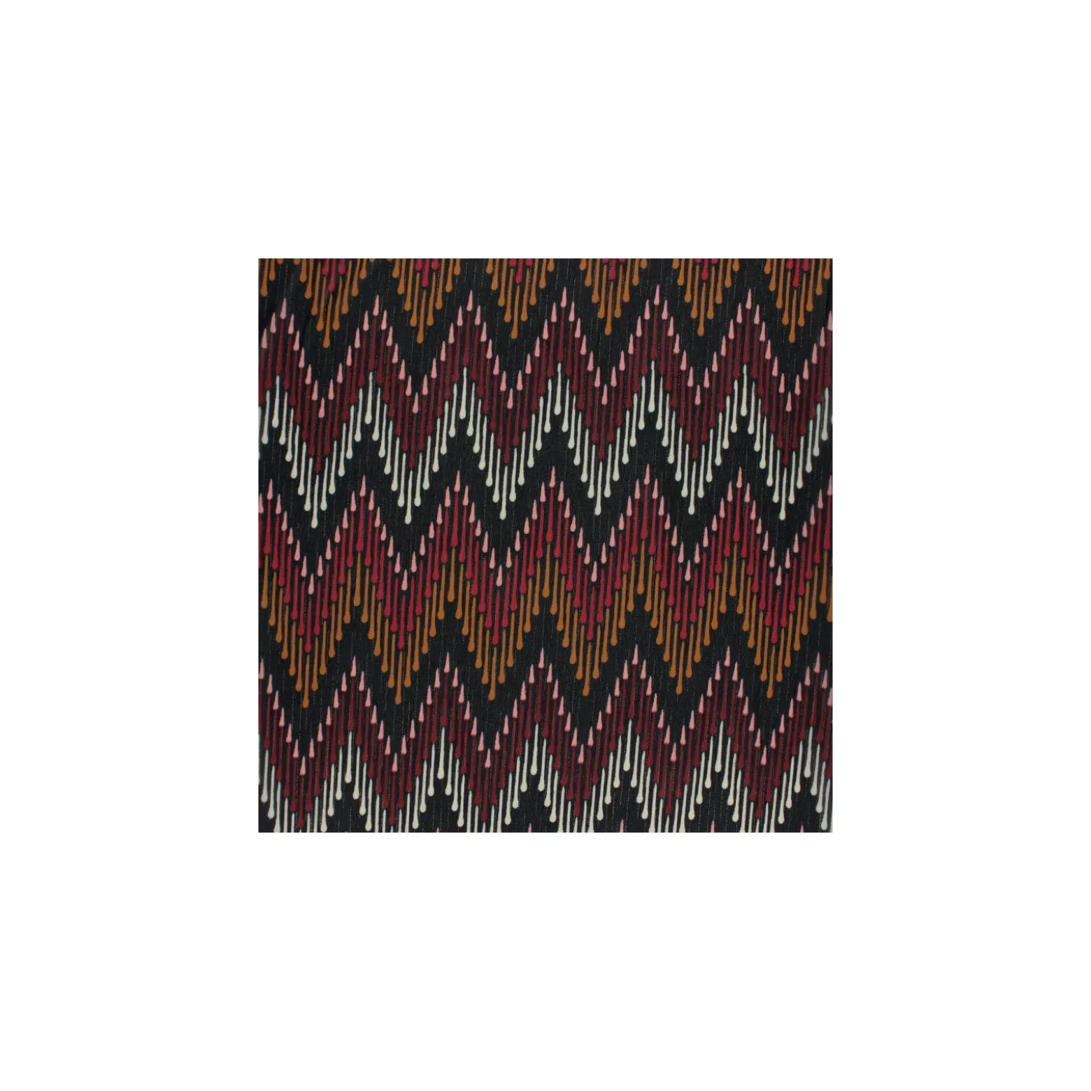 Coupon 100 cm x 140 cm Tissu Mousseline lurex Misso - noir