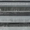 Coupon 100 cm x 140 cm Tissu Paillettes sur tulle Franges Charleston - noir