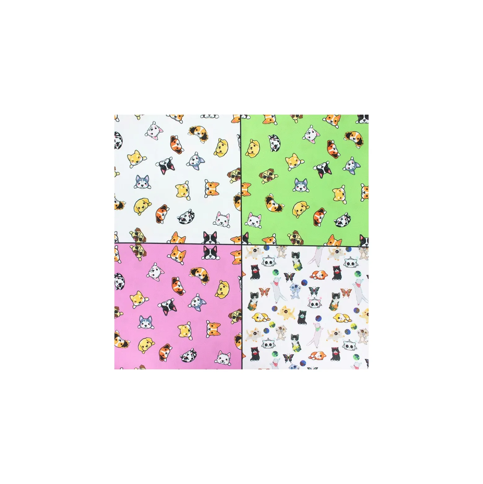 Coupon 33 cm x 146 cm Tissu panneau polyester - Pets