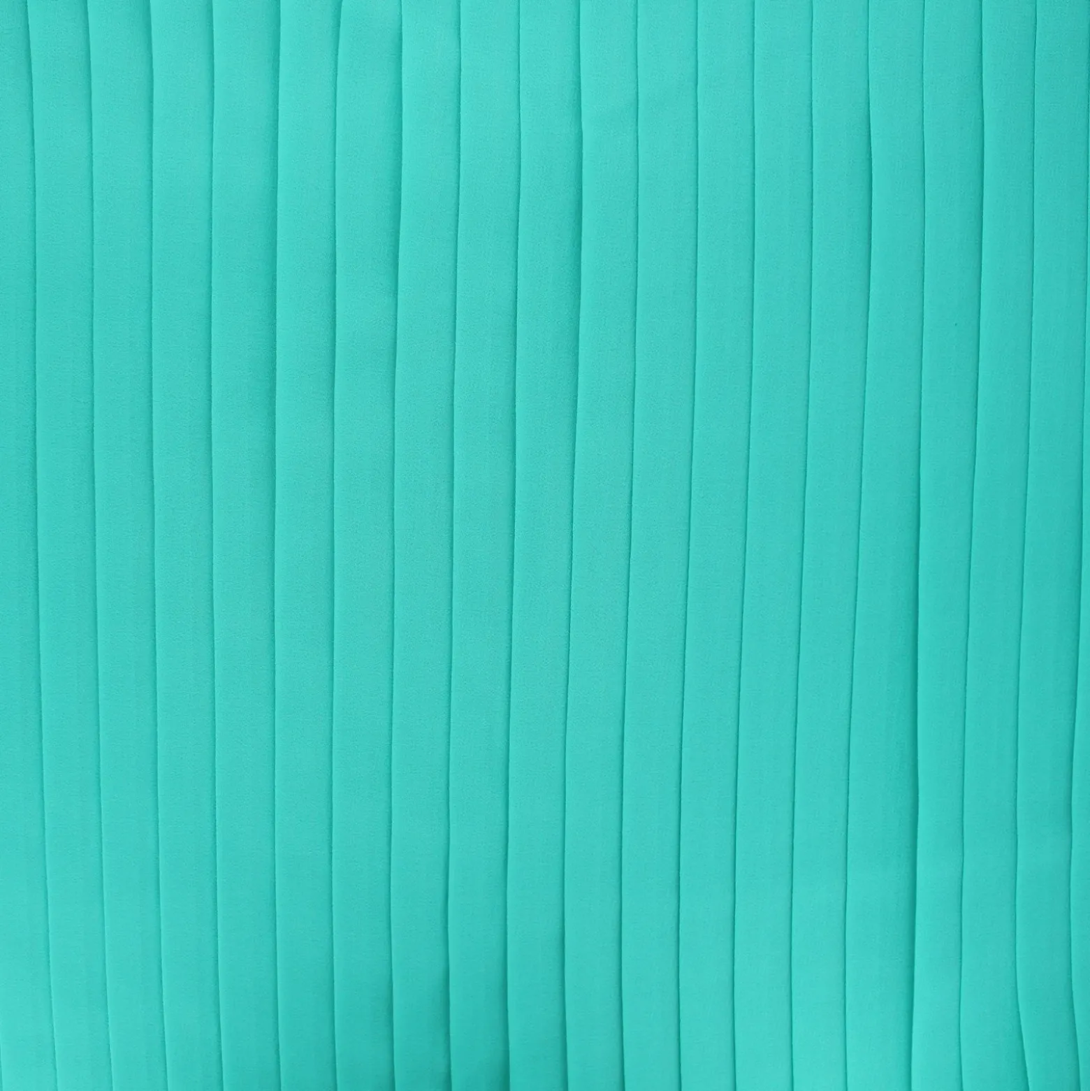 Coupon 100 cm x 150 cm Tissu polyester plissé Esmé - vert lagon