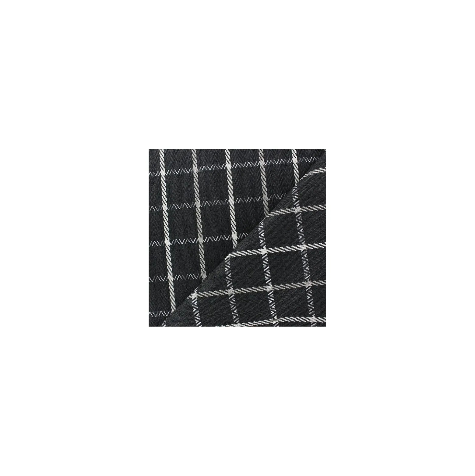 Coupon 200 cm x 145 cm Tissu Regina gris anthracite