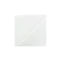 Coupon 150 cm x 45 cm Tissu toile transat avec lisière à coudre - blanc