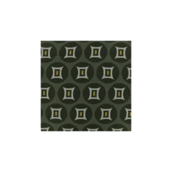 Coupon 40 cm x 140 cm Tissu Viscose graphique Tangalle - vert
