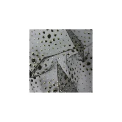 Coupon 100 cm x 140 cm Tulle haute qualité Bulles - or/noir