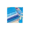Coupon 100 cm x 150 cm Tulle élasthanne pailleté - bleu