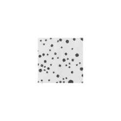 Coupon 100 cm x 140 cm Tulle pastilles paillettées noir