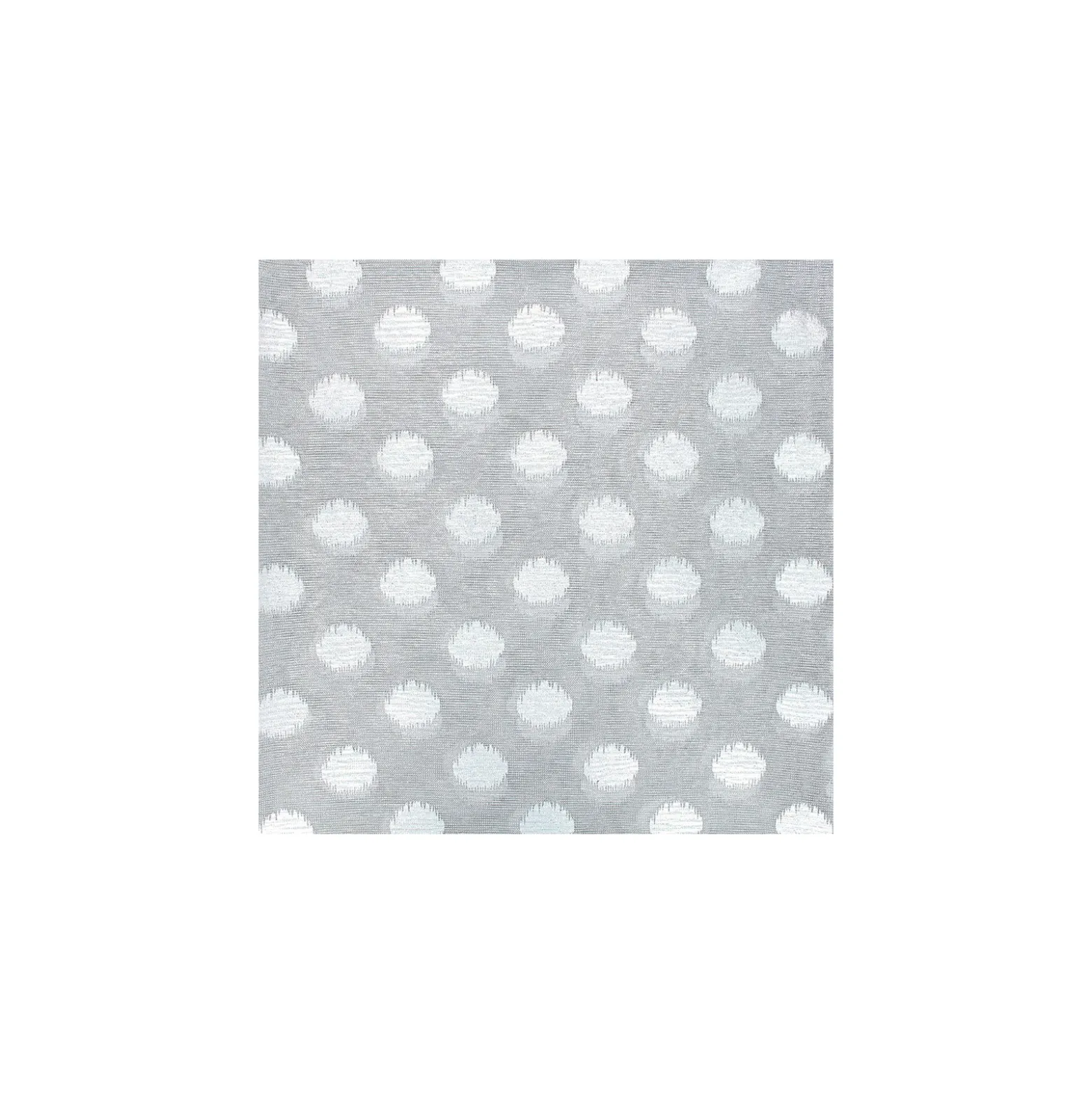 Coupon 100 cm x 155 cm Tulle souple irisé pois argent - argent