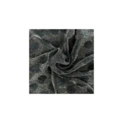 Coupon 100 cm x 155 cm Tulle souple irisé pois noir - noir