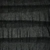 Coupon 100 cm x 100 cm tulle à volants cousus Molly - noir
