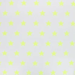 Coupon tissu Astre Fluo - jaune (50 cm x 160 cm)