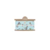 Coupon tissu coton cretonne Bob's friends - vert d'eau (50 cm x 150 cm)