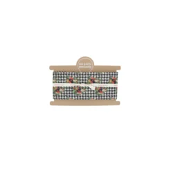 Coupon tissu coton cretonne Frida Kahlo Pintora - noir (50 cm x 140 cm)