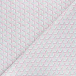 Coupon tissu coton cretonne graphique Phoenix - rose(50 cm x 150 cm)