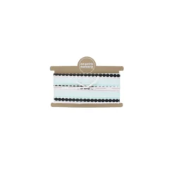 Coupon tissu coton cretonne Graphic Stripe - céladon (50 cm x 140 cm)