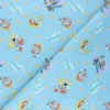 Coupon tissu coton cretonne Nobita Nobi - bleu (50 cm x 150 cm)