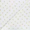 Coupon tissu coton cretonne Skully - moutarde (50 cm x 150 cm)