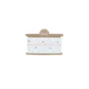 Coupon tissu coton cretonne Skully - bleu (50 cm x 150 cm)