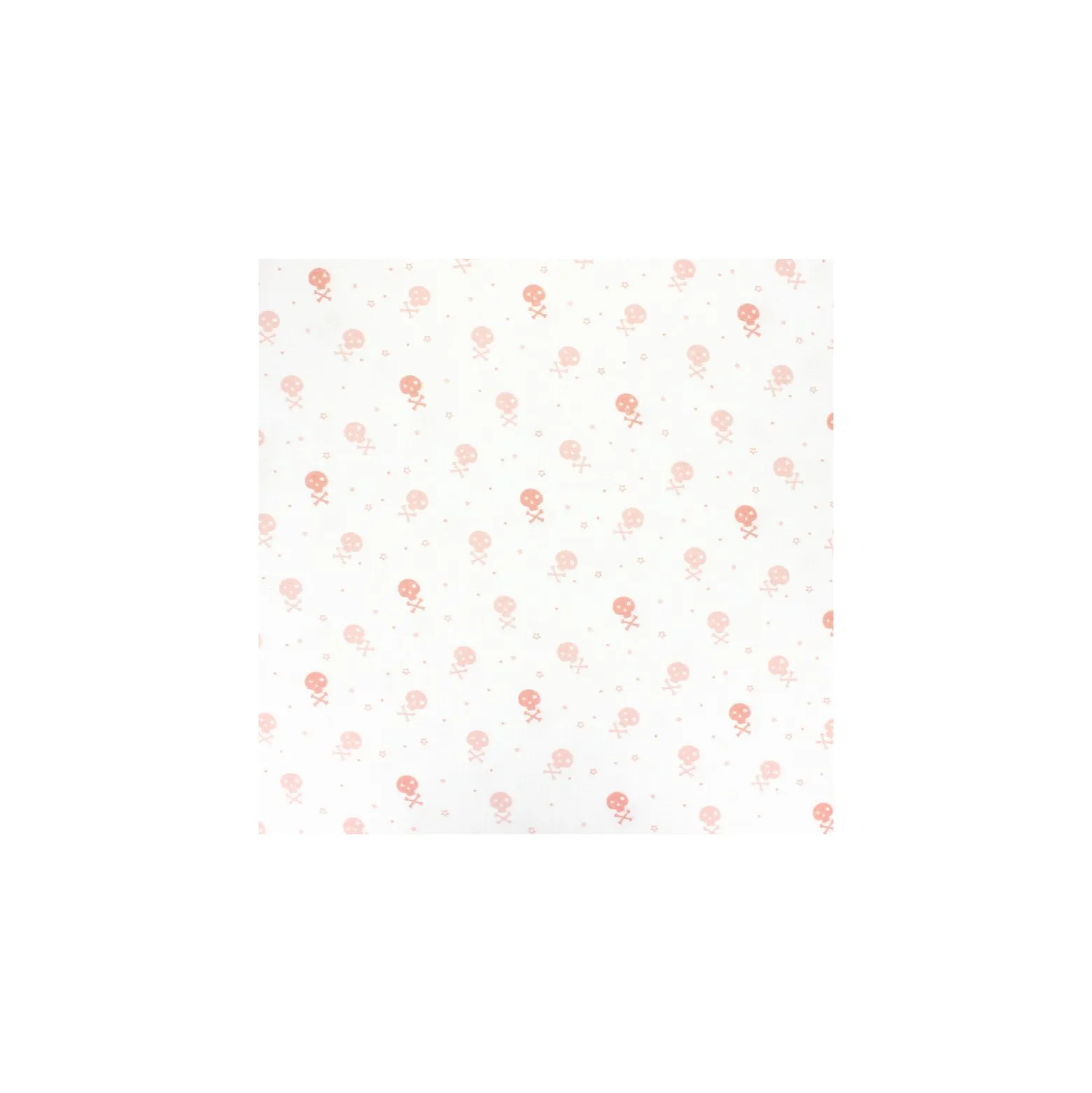 Coupon tissu coton cretonne Skully - rose (50 cm x 150 cm)