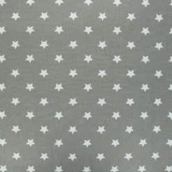 Coupon tissu coton étoiles - argile (50 cm x 150 cm)