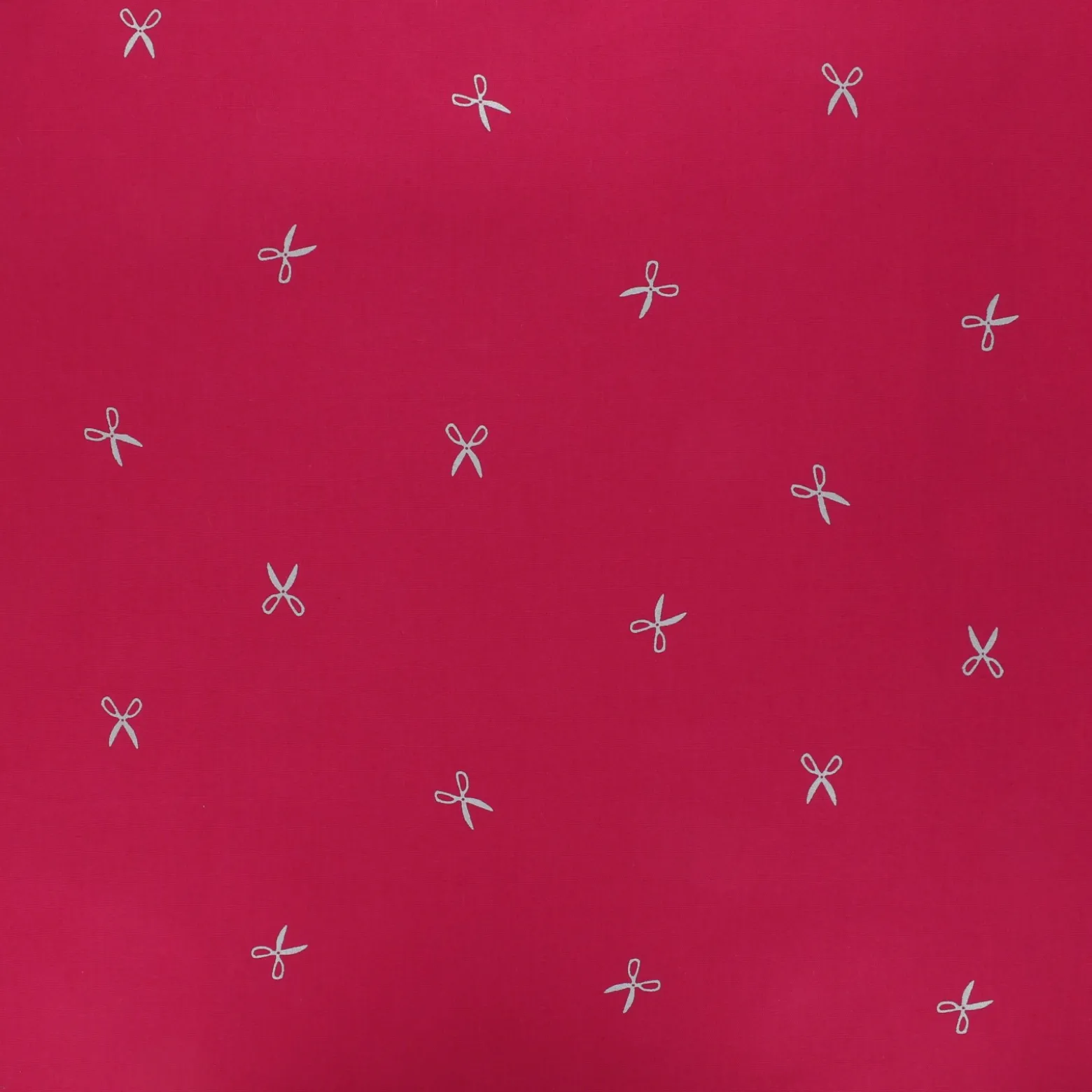 Coupon tissu Hoffman Fabrics Batiks Ciseaux - rose/argent (50 cm x 110 cm)