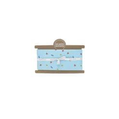 Coupon tissu popeline de coton Poppy Tiny Traffic - bleu glacier (50 cm x 145 cm)