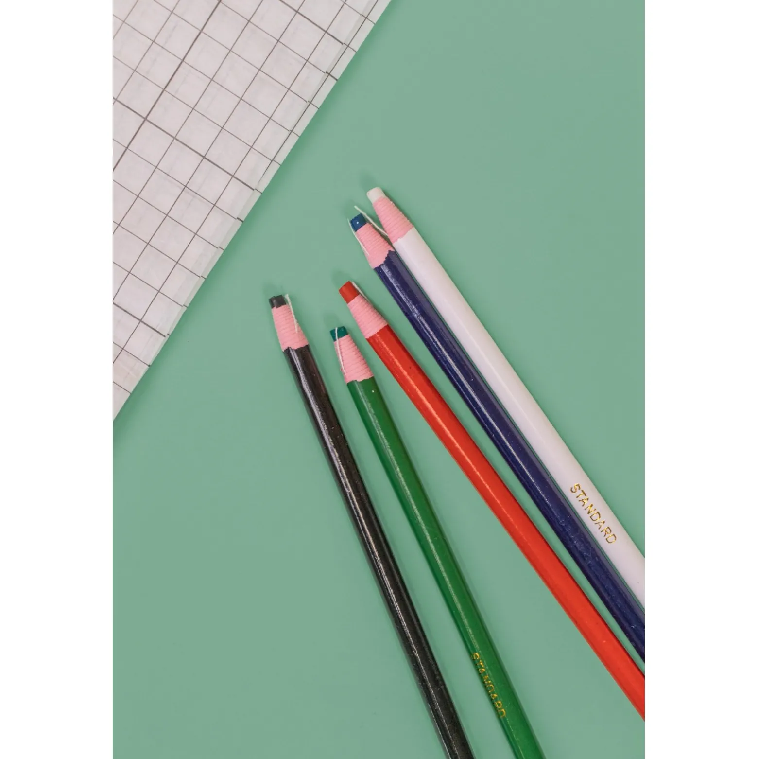 Crayon craie taille facile - multicolore - lot de 6
