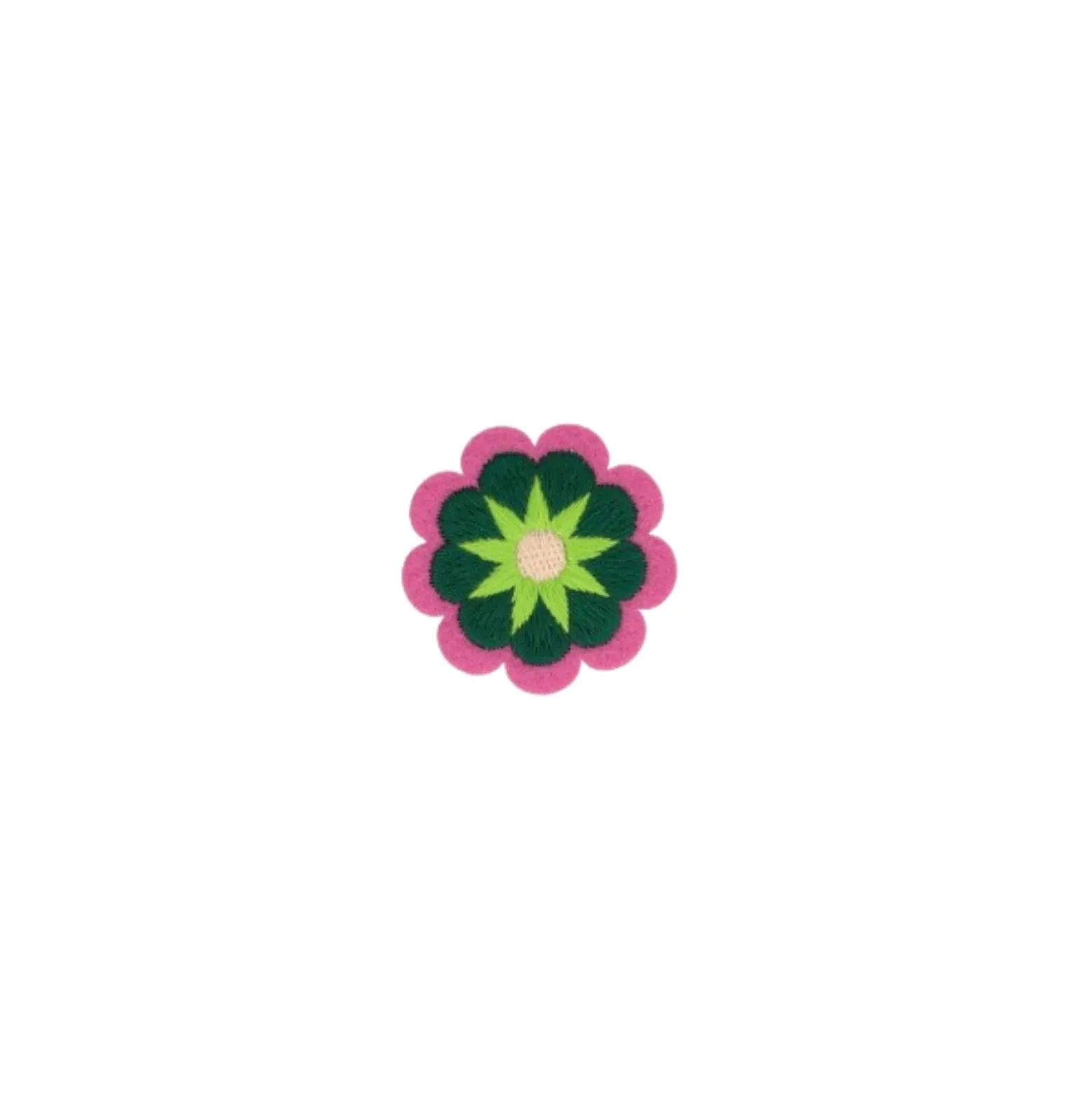 Écusson thermocollant Floral pop - vert