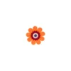 Écusson thermocollant Floral pop - orange