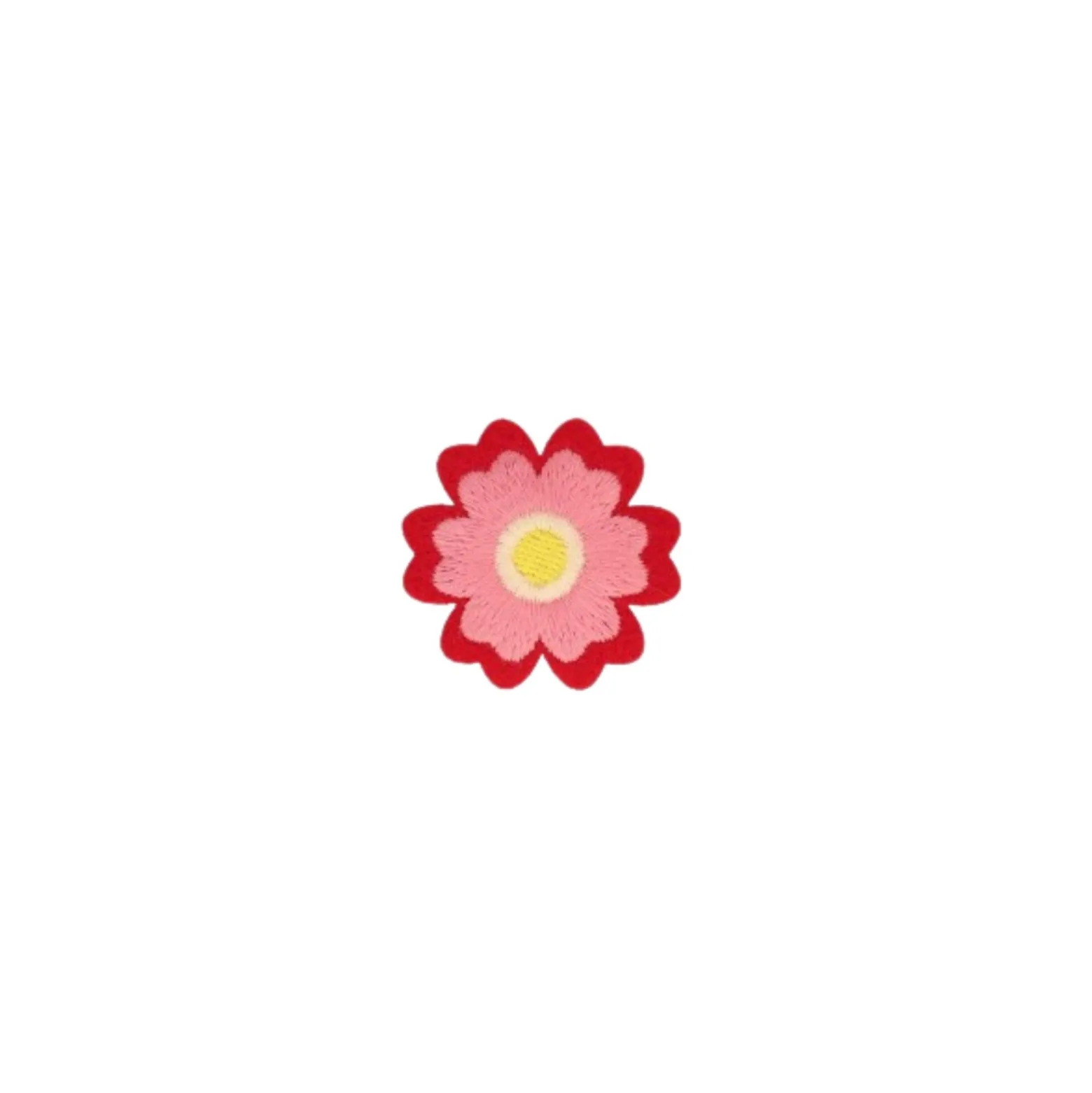 Écusson thermocollant Floral pop - rose