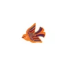 Écusson thermocollant Oiseau - orange
