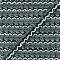 Dentelle multicolore noir et blanc