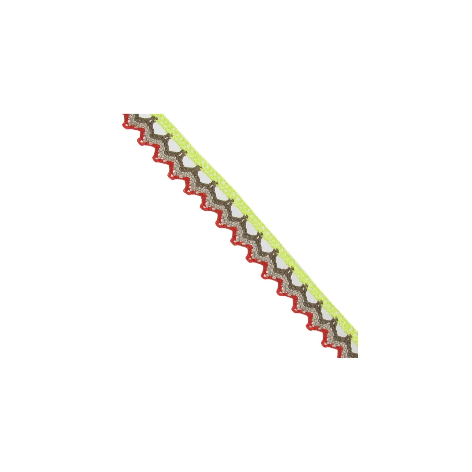 Dentelle multicolore vert