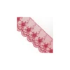 Dentelle Valencienne rouge