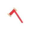 Elastique double volant 15 mm - rouge vif - Bobine de 15 m